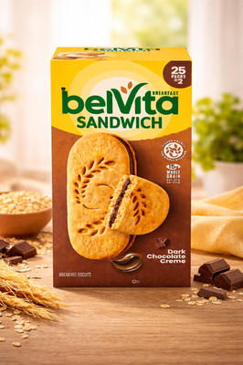 belVita Dark Chocolate Creme Breakfast Biscuits 25 pk.