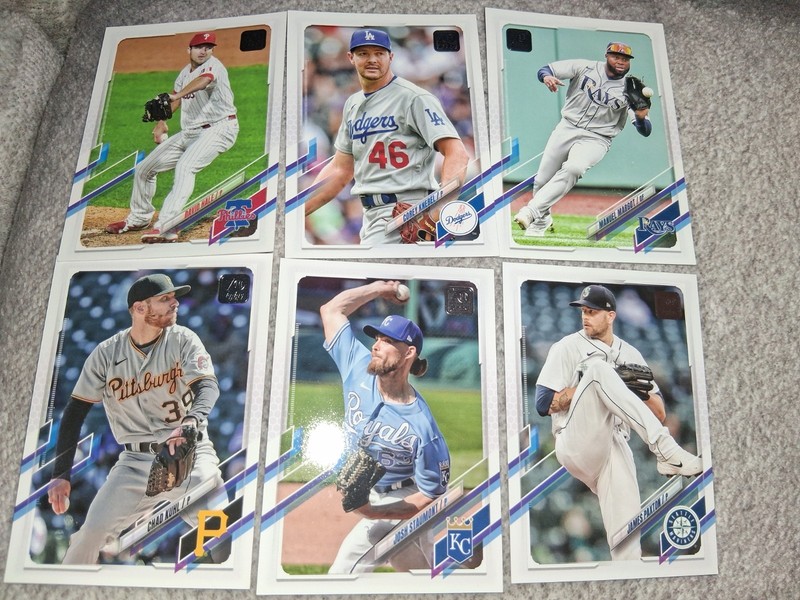 2021 Topps Update Lot Of 6 Cards