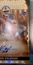 2024 Panini Illusions Keon Coleman Brightlights #BLS-KCN RC AUTO #001/199!!
