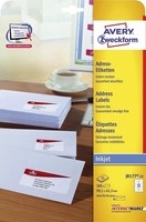 Avery Zweckform® J8177-25 J8177-25 Adress-Etiketten - 99,1 X 42,3 Mm, Weiß, 300