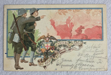 cartolina reggimentali fanteria 80 reggimento roma viaggiata 1918 formato piccol