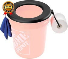 Bucket Toilet Seat, Portable Toilet Seat for 5 Gal Buckets Camping Toilet Seat