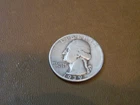 1939 Washington Silver Quarter-90% Silver - Circulated - quantity of 1