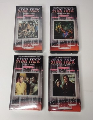 Star Trek Original Uncut TV Series VHS (4 Episodes 25-28) 3 NEW With Watermark 