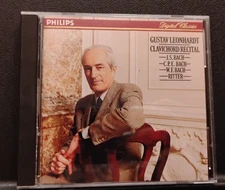 BACH LEONHARDT - Gustav Leonhardt Clavichord Recital - CD