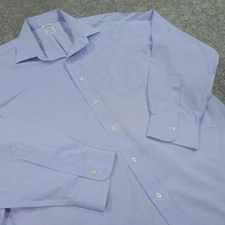 Brooks Brothers Dress Shirt Men's 17 - 35 Button Up Regent Fit Non Iron