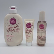 eos 3pc Peppermint Cashmere Body Mist, Lotion  Travel Size LIMITED EDITION
