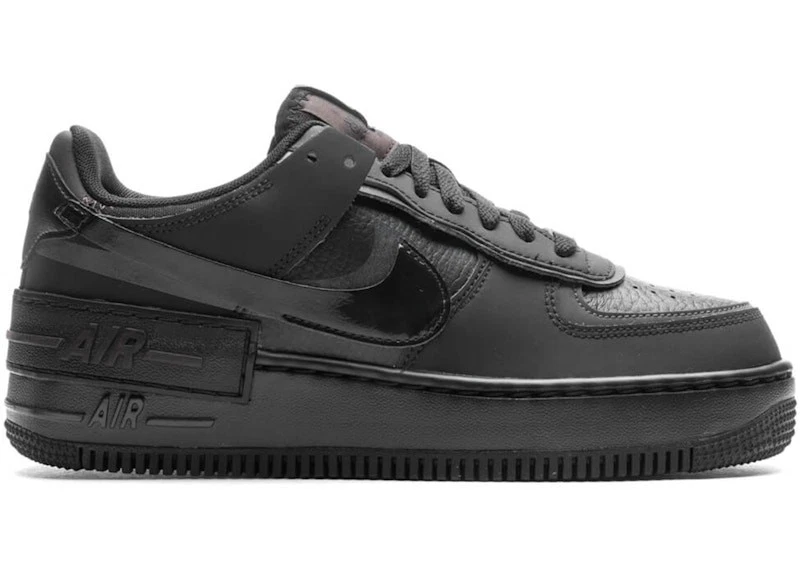 Nike Air Force 1 Shadow Triple Black W for sale - eBay