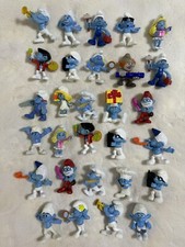 Lot of 29 McDonalds Smurfs Happy Meal Toys Figures Cake Toppers 2011  2013