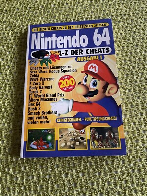 N64 / Nintendo 64* Zeitschrift | Ausgabe 1 v. 6/99 *A-Z Cheats & Lösungen *Mario