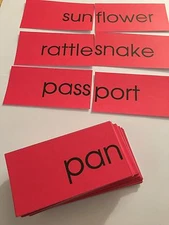 100+ Compound Word Card Set - Reading Manipulative - Home schoolers