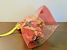 Real Air Dried 19 Pink Roses Flowers Bouquet NEW 