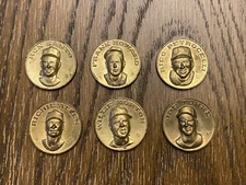 1969 Citgo Baseball Coins Tokens Centennial Series Lot of 6 Santo Torre Allen