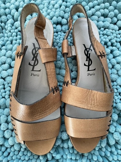 SAINT LAURENT Scarpe in pelle YSL 100% autentiche nuove di zecca taglia 34 5 euro