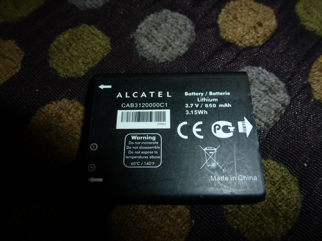 Аккумулятор alcatel cab3120000c1