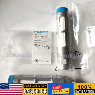 1PC New GRU-1/2-B Festo 9519 Fast Shipping Flow control/muffler