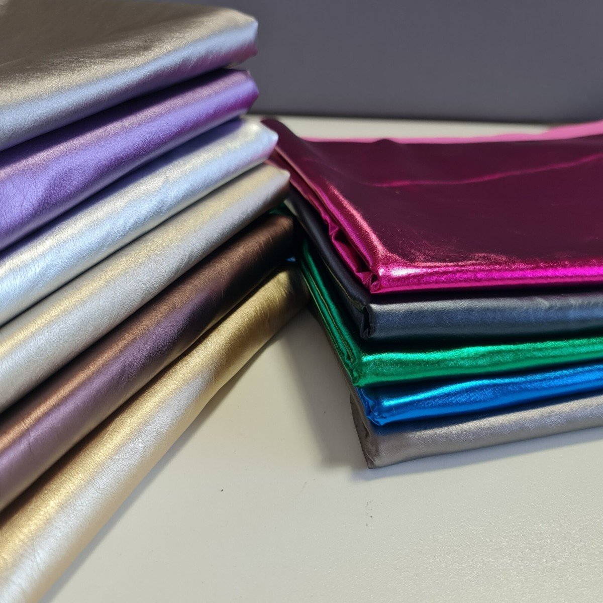 Gloss ITY Leather Look PVC Material Spandex Stretch Dress Craft