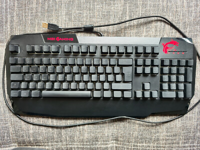 MSI Interceptor DS4200 - hintergrundbeleuchtete PC-Gaming-Tastatur