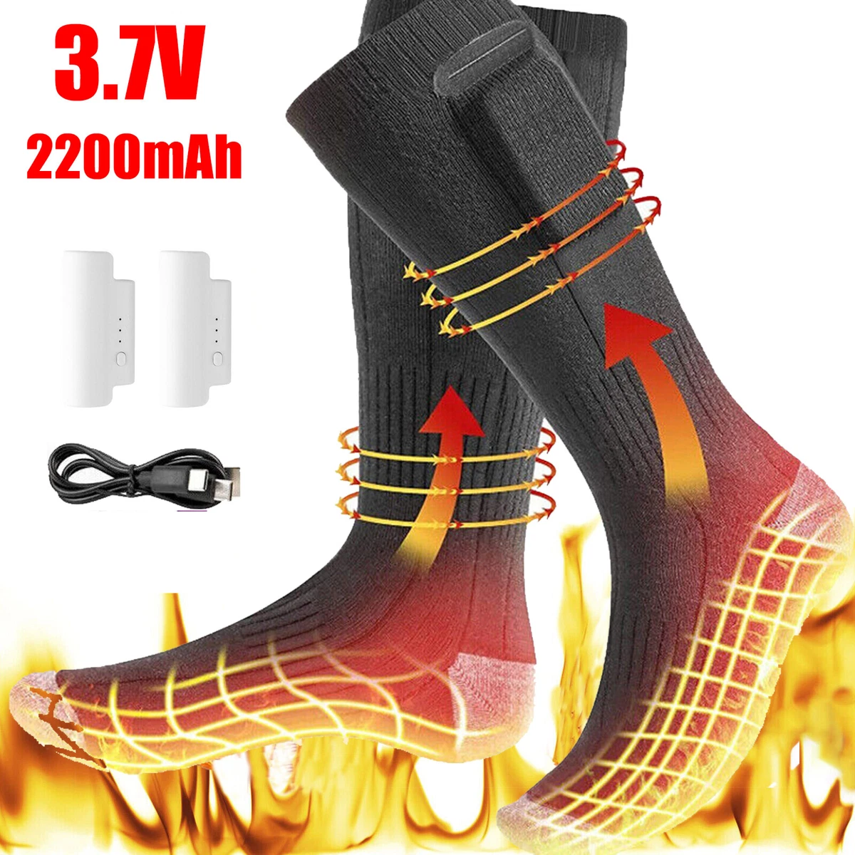 Heated sale hunting socks