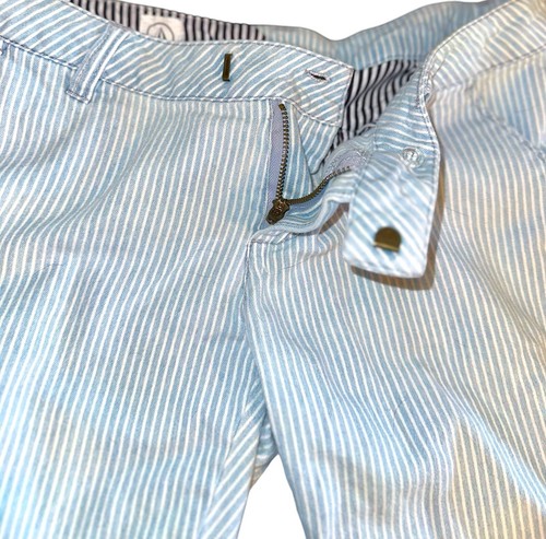 Volcom Women’s White and Blue Stripes Shorts Size 3 US - Picture 4 of 12