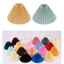 Modern Pleated Lampshade Minimalist Chandelier Cloth Cover Wall Lamp Floor Lamp