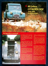 Prospekt brochure 2008   60 Jahre Citroen  2C...
