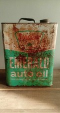 Vintage Sinclair Emerald Auto Oil Empty Two Gallon Can