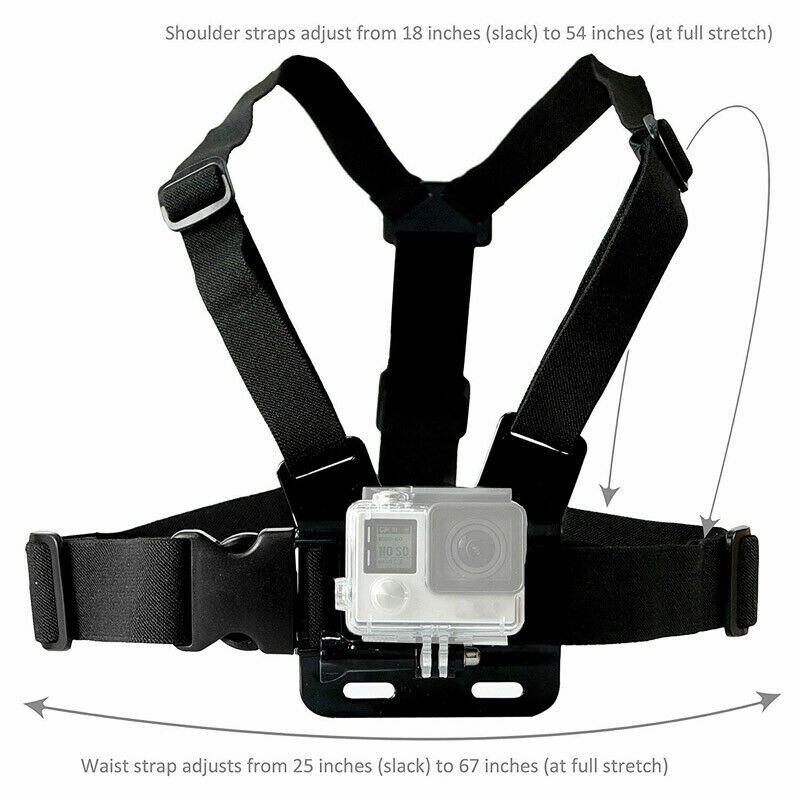 For GoPro Camera Body Mount Chest Harness Accessories Adjustable Belt Strap-image