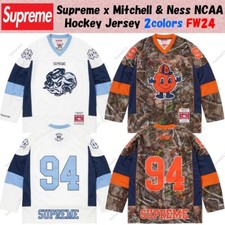 Supreme x Mitchell & Ness NCAA Hockey Jersey 2colors FW24