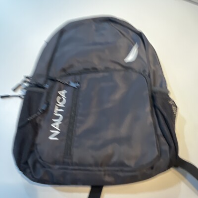 Nautica Hold Fast Backpack Polyester Black 18  x 12  x 6 N17910
