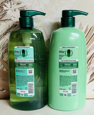 Garnier Fructis Purifying Shampoo & Conditioner w/ Vitamins & Aloe Vera  33.8 oz | eBay