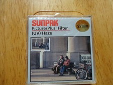SunPack Picture Plus Filter,27mm, UV Haze DF-8000-UV NEW in Box