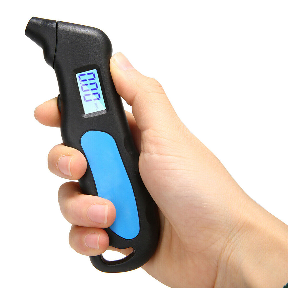 Tire Pressure Guage Digital Car Bike Truck Auto AirLCD Meter Tester