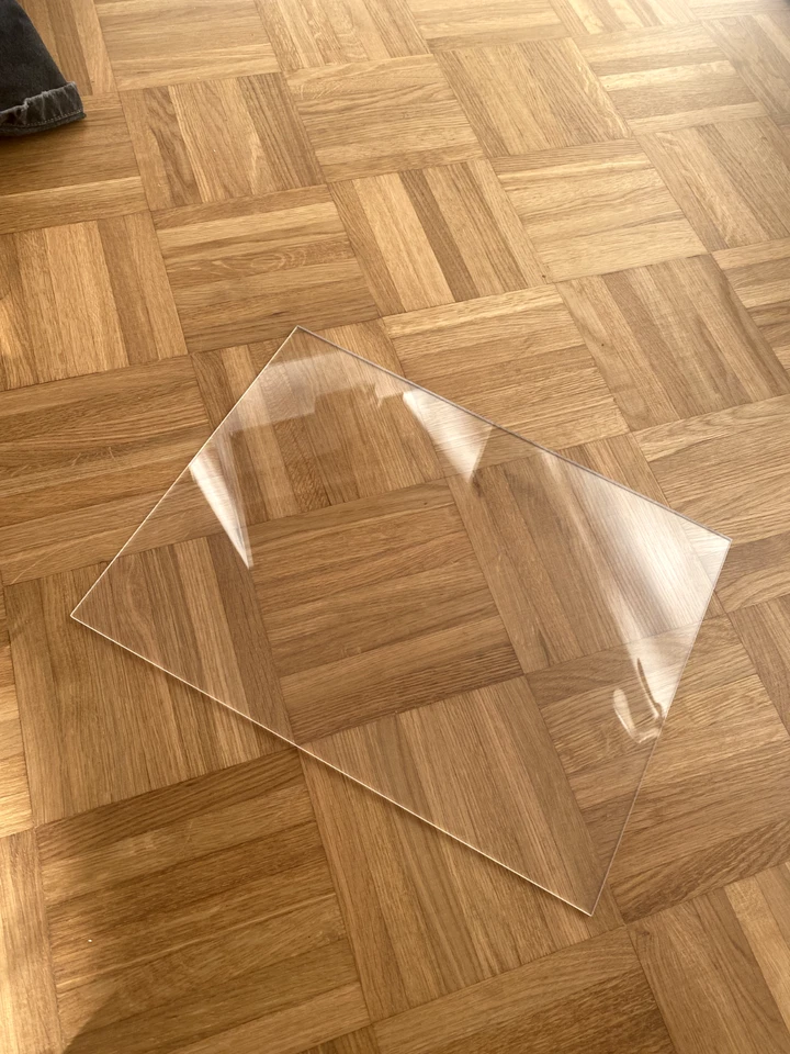 Regalboden & Einlegeboden Scheibe passend für ikea Detolf Vitrine mit Halter - Bild 4 von 4