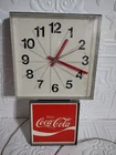 Vintage Enjoy Coca-Cola Hanging Wall Clock 1972 Sign Advertisement Model# G-012