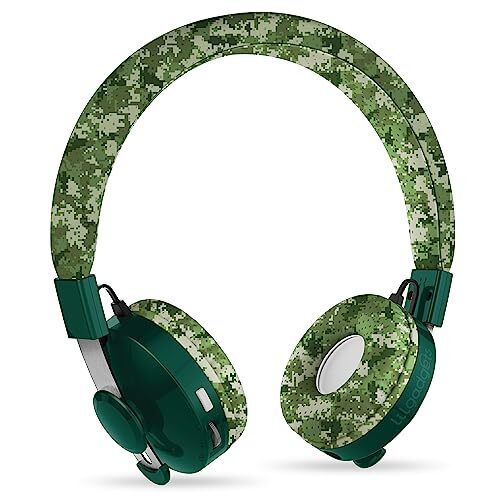 Untangled Pro On-Ear Wireless Kids Headphones for School, Microphone, Volume ...