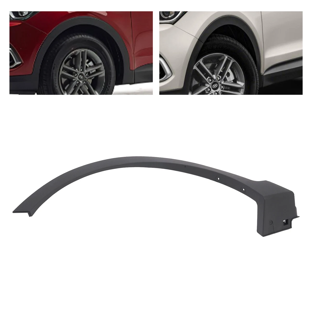 Guardabarros Delantero Derecho (pasajero) Para Hyundai Santa Fe Sport 2017-2018, HY1249171