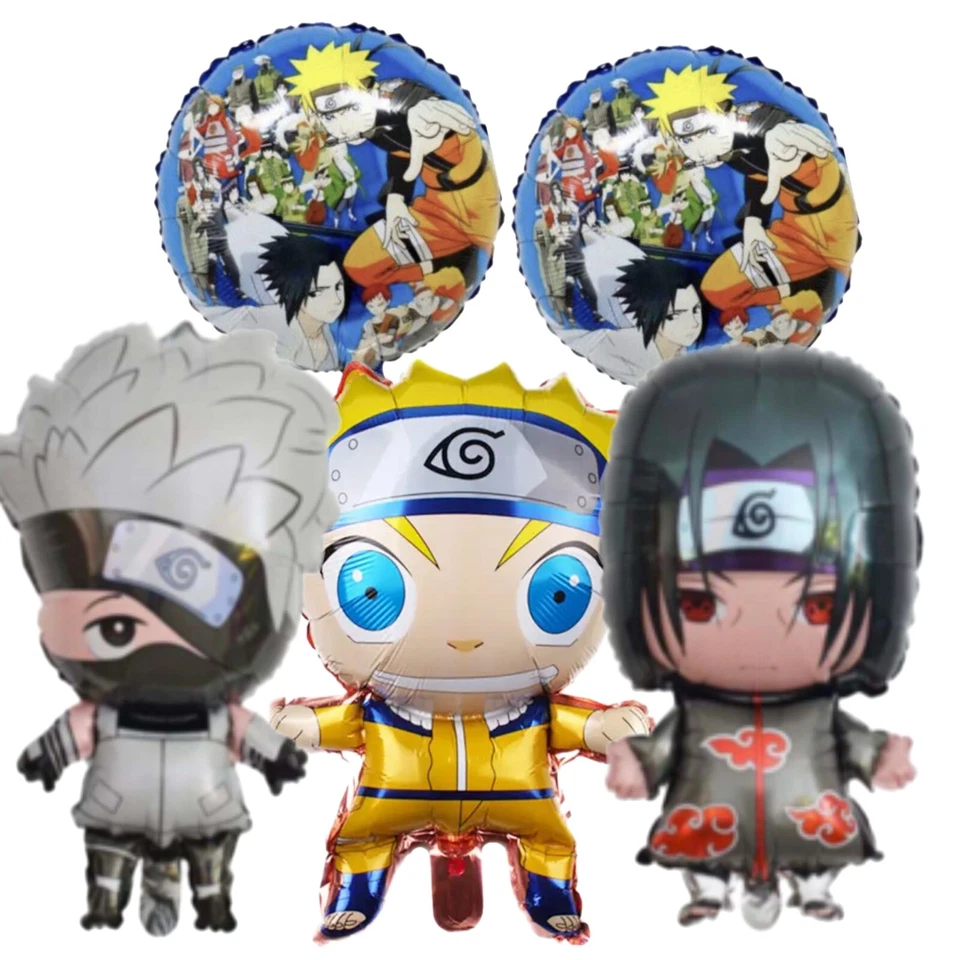 LS PARTY (5) Anime Naruto Birthday Party Decorations,Balloon 1 Set U.S.New