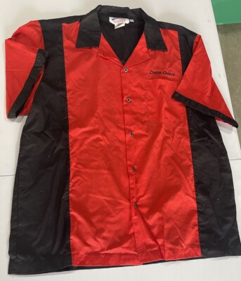 Cruisin' USA Budweiser Bowling Shirt Strike Pins Button Up Rockabilly Bin 316