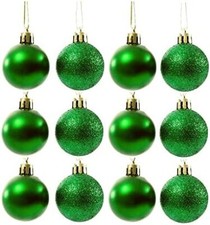 24x Christmas Baubles Tree Balls 2023 Party Wedding Ornament Xmas-Decor Party UK