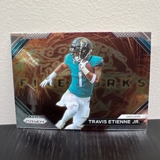 2023 Prizm Football #F-18 TRAVIS ETIENNE JR. Fireworks - FREE SHIP