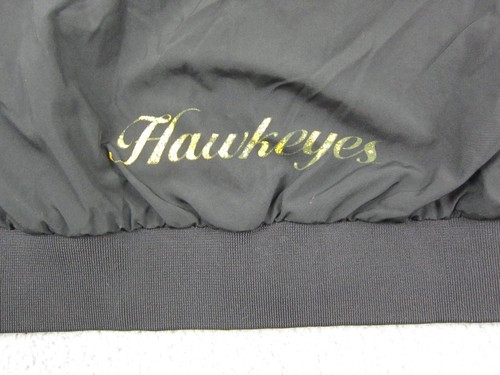 Vintage Iowa Hawkeyes Jacket Mens 2XL XXL Black Nike Full Zip Windbreaker Mens - Picture 13 of 15