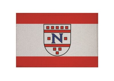 Aufnäher Nack Flagge Aufbügler Patch 9 x 6 cm