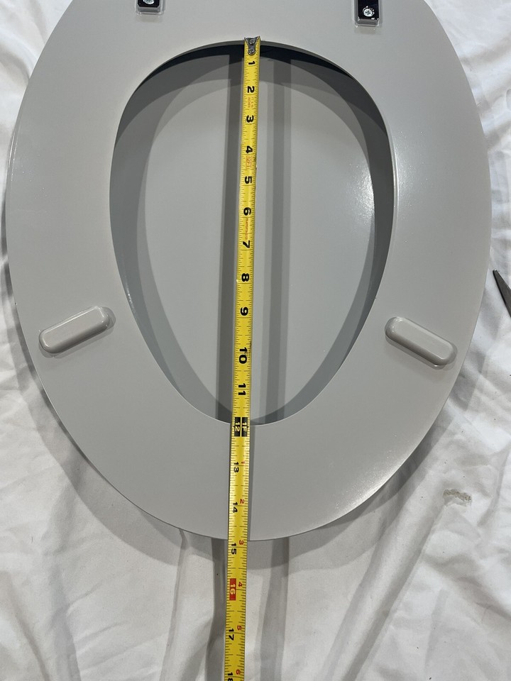 Bemis Weston Elongated Soft Close toilet seat Never Loosens Chrome