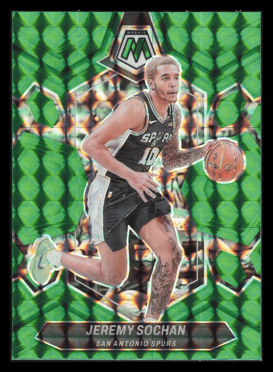 Apple - sochan 2023-24 PANINI MOSAIC #35 JEREMY SOCHAN RED SCOPE 51/75 SAN