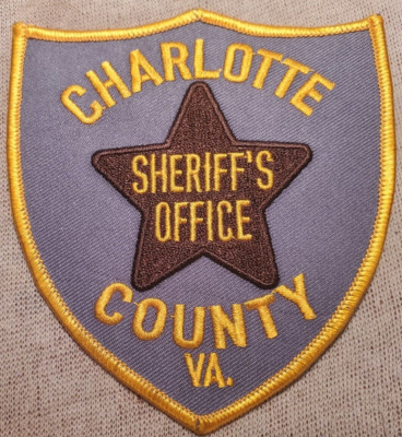 VA Charlotte County Virginia Sheriff Shoulder Patch