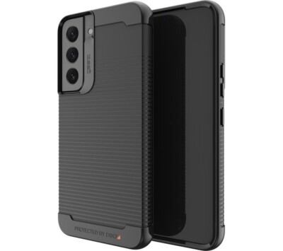 GEAR4 Havana D3O  Sturzschutz Hülle für Samsung Galaxy S22 SCHWARZ