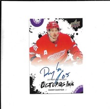 2025-26 UD Detroit Red Wings Centennial DANNY DeKEYSER Octopus Ink Autograph