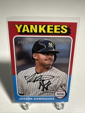 2024 Topps Heritage Jasson Dominguez Rookie Card No. 399. rookie card picture