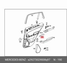 Mercedes-Benz Abdeckblende GLE COUPÉ C292 A29273029008Q97 Original Neu Mercedes-Benz Abdeckblende GLE COUPÉ C292 A29273029008Q97 Original Neu
